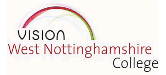 Vision West Nottinghamshire College logo