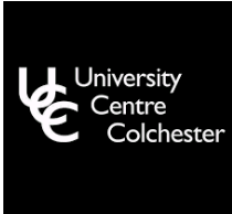 University Centre Colchester , Colchester Institute logo