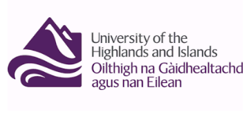 University of HIghlands and Islands logo
