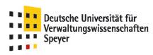 Deutsche Universität für Verwaltungswissenschaften Speyer logo