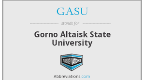 Gorno-Altaisk State University logo