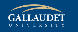 Gallaudet University logo