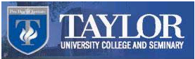 Taylor University College and Seminary logo