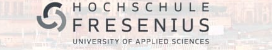 Hochschule fresenius - university of applied sciences logo